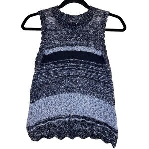 steven alan striped cotton knit tank